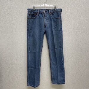 Levi's 505 Men's Size 34x30 Regular Fit Straight Leg Denim Blue Jeans Pants EUC
